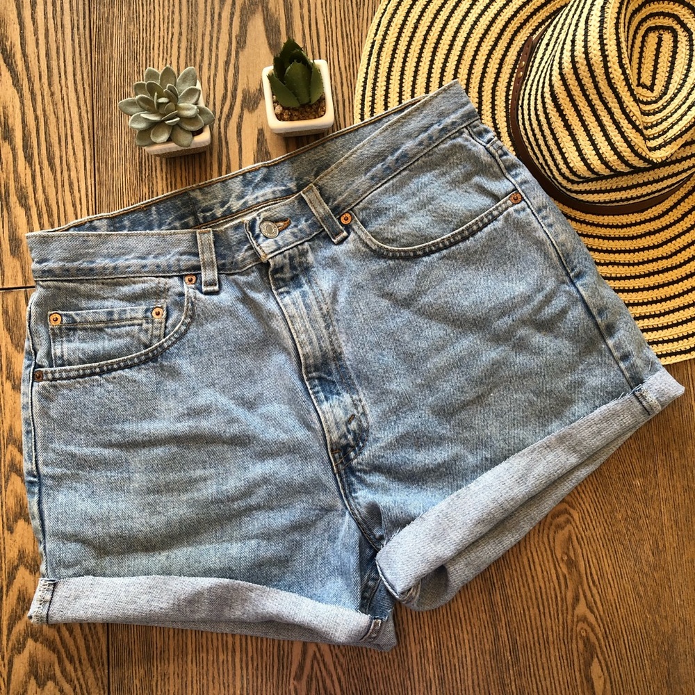Levi’s Vintage 505 Cutoff Shorts sz 34 - Picture 1 of 5